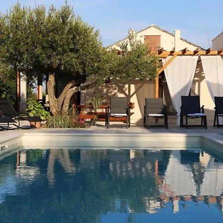 Secluded Oasis With Pool, Outdoor Kitchen, & Landscaped Terraces Villa